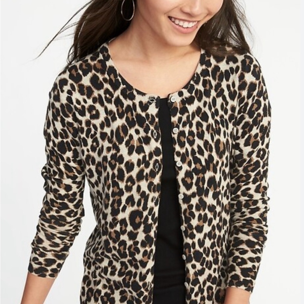 Leopard Print Women's Sweater